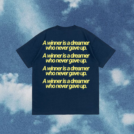 A Winner is a Dreamer Navy