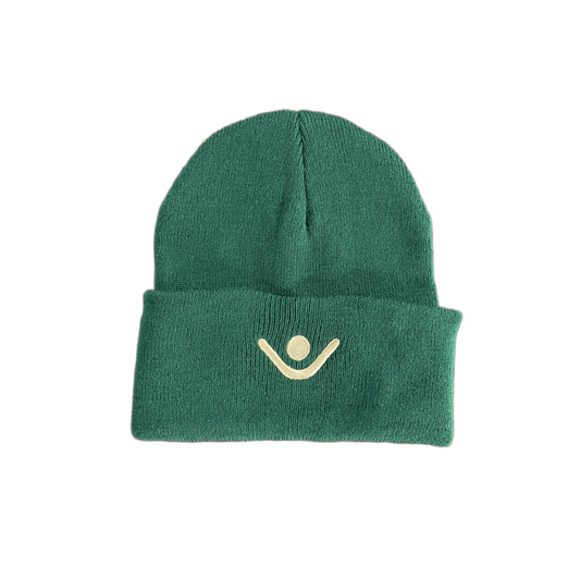 Green & Gold Logo Beanie