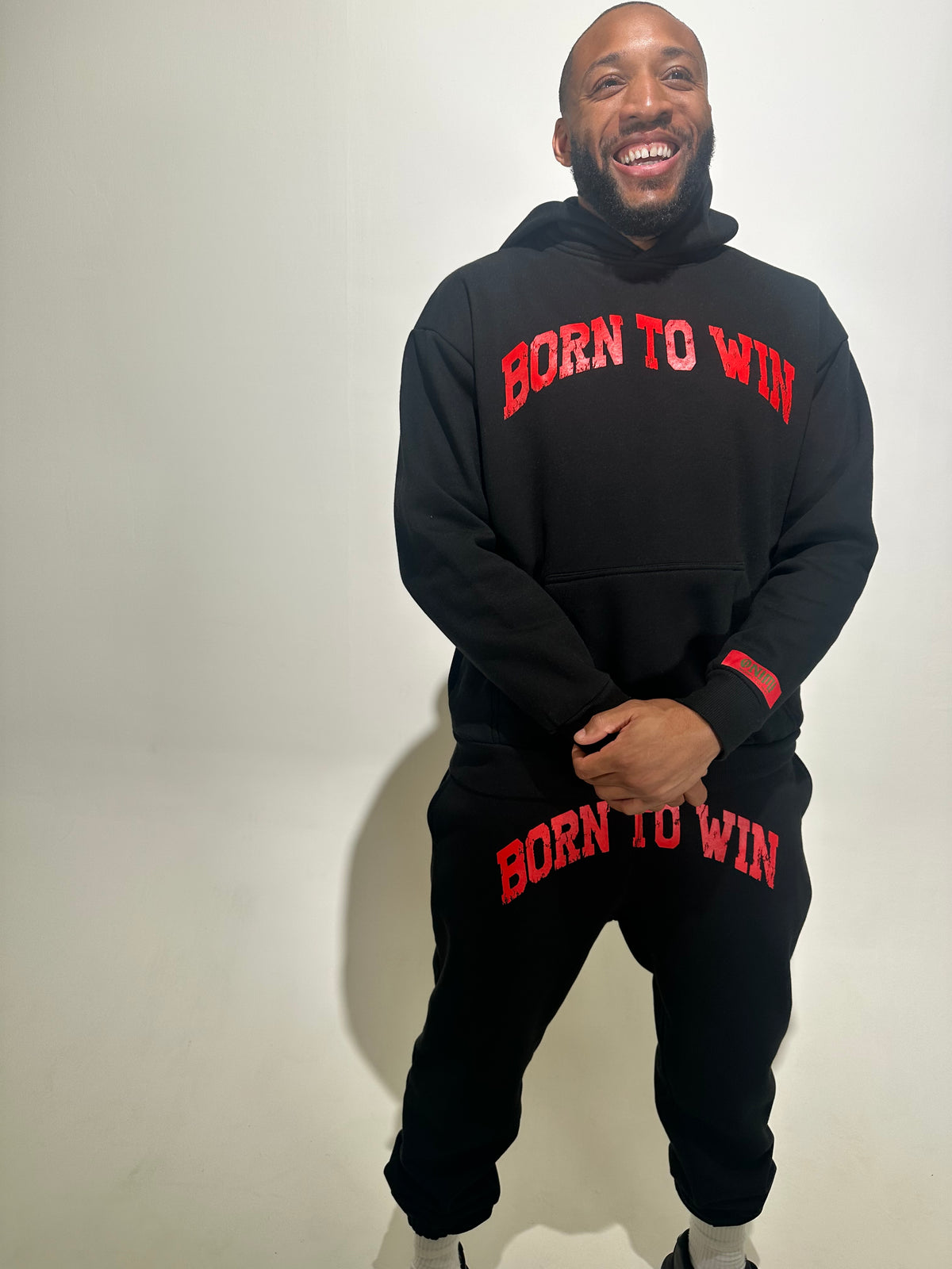 Born to win sweatpants(Black)