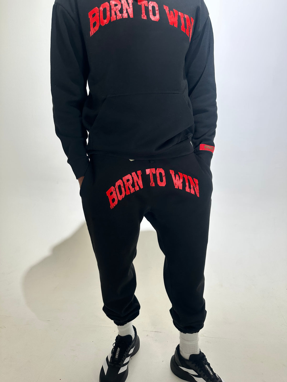 Born to win sweatpants(Black)